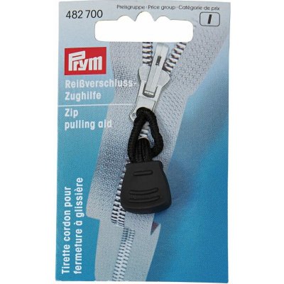 Černý taháček na jezdec zipu – Zboží Mobilmania