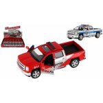 Kinsmart Teddies Auto Chevrolet 2014 Silverado Policie/Hasič kov/plast 13cm na zpětné nat. – Zboží Dáma