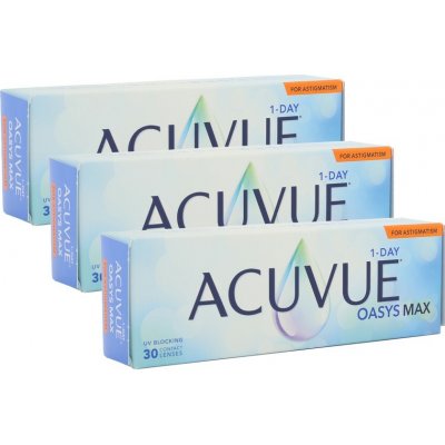 Johnson & Johnson Acuvue Oasys Max 1-Day for Astigmatism 90 čoček – Hledejceny.cz