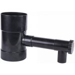 Bradas Lapač Sběrač dešťové vody s ventilem 100 mm černý – Zboží Mobilmania