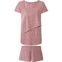 esmara dámské pyžamo na kojení BIO světle růžová