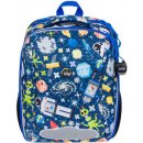 Školní batoh Baagl aktovka Shelly Space Game A 8547 modrá