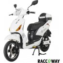 Racceway E-Moped 250W 12Ah bílá lesklá