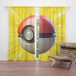 Sablio Závěs Pokemon ball Exploze: 2ks 140x250cm – Hledejceny.cz