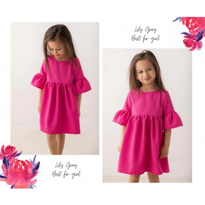 Lily Grey dívčí boho šaty ružové – Sleviste.cz