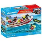 Playmobil 71464 Hasičský člun s vodním skútrem – Zboží Živě