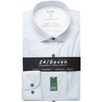 Olymp Level Five 24/Seven Body Fit společenská košile 2064 00 14 Bílá – Zboží Mobilmania