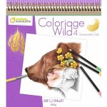 Umělecké omalovánky Coloriage Wild 4 GY093 antistresové omalovánky Emmanuelle Colin – Zboží Dáma