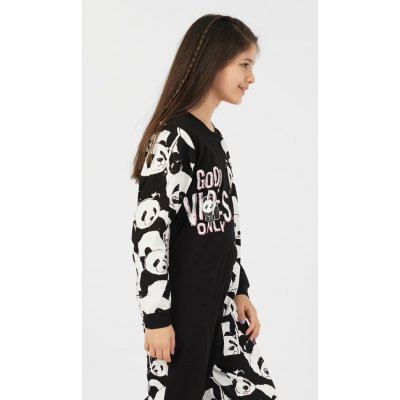 Dětský overal Good vibes only černá – Zbozi.Blesk.cz