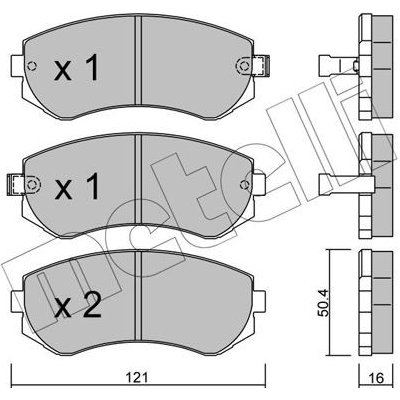 KLOCKI HAM.NISSAN ALMERA 97-99 – Hledejceny.cz