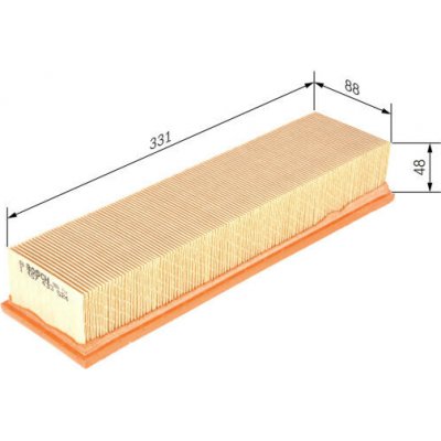Vzduchový filtr BOSCH 1 457 433 524 – Hledejceny.cz