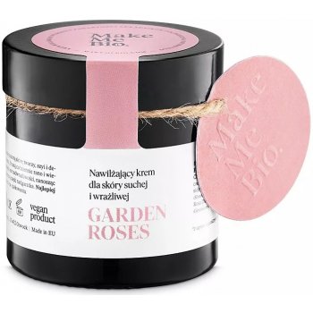 Make Me Bio Face Care Garden Roses hydratační krém pro suchou až citlivou pleť 100% Pure and Natural 60 ml