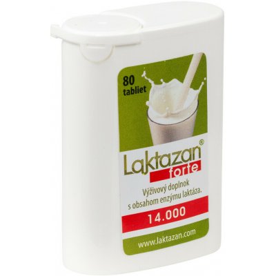 Laktazan Forte 14.000 FCC 80 tablet – Hledejceny.cz