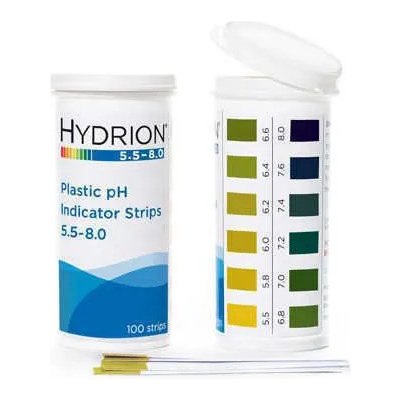 Micro Essential souprava na měření pH moči a slin v plastovém obalu testovacích pH proužků 100 ks