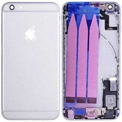 Kryt Apple iPhone 6S Plus Zadní Housing s Malými Díly stříbrný – Zboží Mobilmania