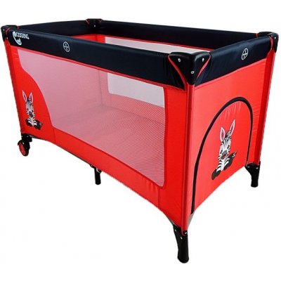 Cosing Cestovní postýlka Adam Zebra červená – Zboží Dáma