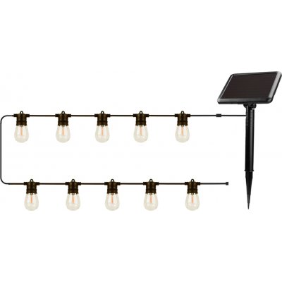 FOREVER FLS-60 WW solární LED světelný řetěz 10 ks 7,5 m IP44 – Hledejceny.cz