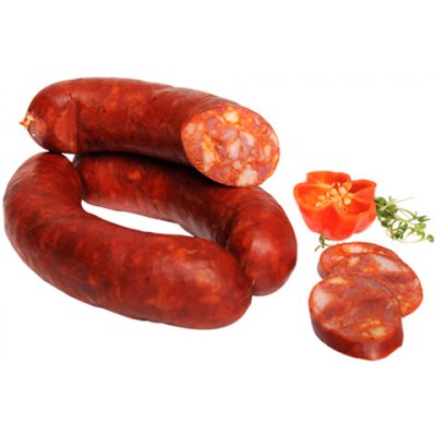 Zámecká výrobna Papriková klobása cca 1,25 kg – Zboží Dáma