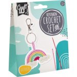 Craft ID Sada na háčkování přívěsek na klíče duha CR1718/GE – Hledejceny.cz