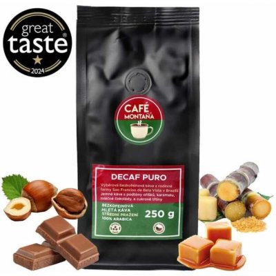 Puro mletá bez kofeinu Decaf Puro Moka konvička 0,5 kg – Zboží Dáma