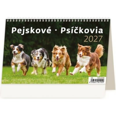stolní Pejskové/Psíčkovia 22,6cm x 13,9cm, S34-27 2027 – Hledejceny.cz