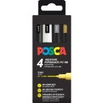 Uni Posca PC-3M 0,9 1,3 mm sada 4 ks – Zboží Mobilmania