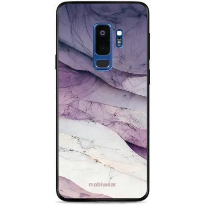 Pouzdro Mobiwear Glossy Samsung Galaxy S9 Plus - G028G - Bílý a fialový mramor – Zboží Mobilmania