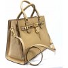 Kabelka Michael Kors dámská kabelka HAMILTON 35H3GHMS2L CAMEL MD SATCHEL LEATHER