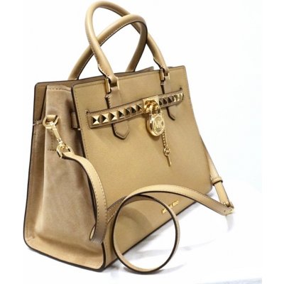 Michael Kors dámská kabelka HAMILTON 35H3GHMS2L CAMEL MD SATCHEL LEATHER – Hledejceny.cz