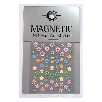 Magnetic Nail Samolepky na nehty 3D 483 – Zboží Mobilmania