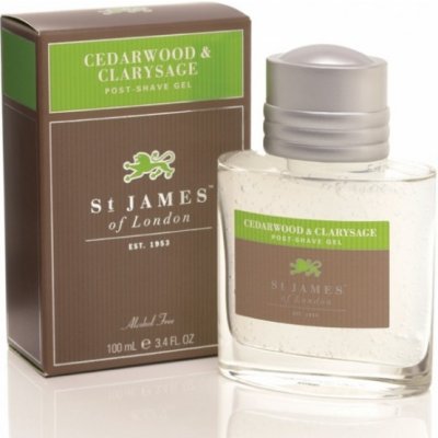 St James of London Cedarwood & Clarysage gel po holení 100 ml – Zboží Dáma