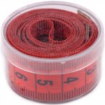 Prima-obchod Metr krejčovský 150 cm v plastovém pouzdře, barva 3 červená – Sleviste.cz