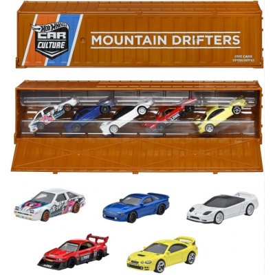 Hot Wheels Premium Car Culture Mountain Drifters Container 5 pack – Zboží Mobilmania
