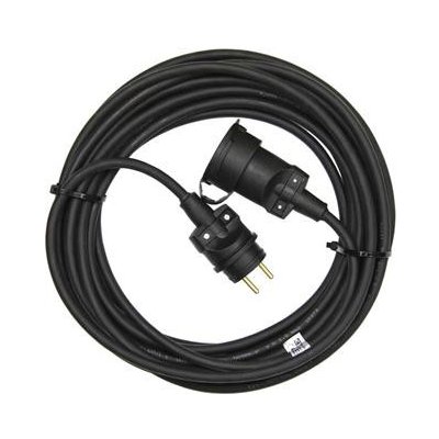 Emos PM0501 prodlužovací kabel černý spojka 10m / 3x1,5mm gumový / IP65