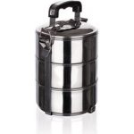 Nerezový jídlonosič 3dílný - BANQUET – Zboží Dáma