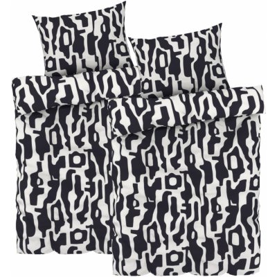 Livarno home povlečení Renforcé geometrický vzor 140x200 70x90 – Zboží Dáma