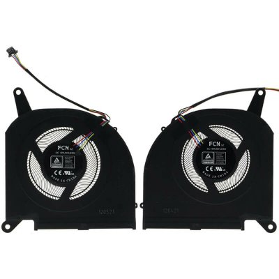 Ventilátor Gigabyte Aero 15 Aorus 15P 15G 17G - Set (CPU + GPU), 7mm – Zboží Živě