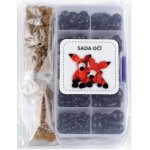 Sada očí s pojistkou 142 sad - černá – Zboží Dáma