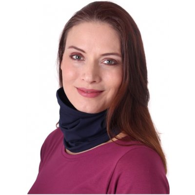 Jožánek multifunkční šátek tunel nákrčník tm. modrý – Zboží Dáma