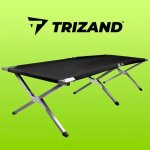 Trizand Polní lůžko 189 x 70 x 43 cm černá – Zboží Dáma