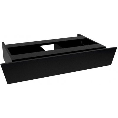 Sapho TWIGA PLUS umyvadlová zásuvka 88,5x17x43,5cm, černá mat – Sleviste.cz