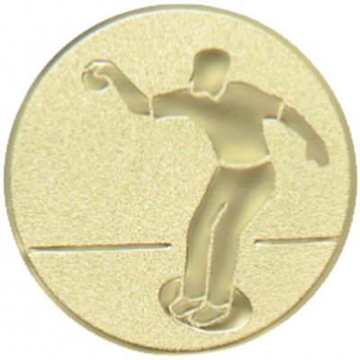 Emblém petanque zlato 50 mm – Zboží Dáma