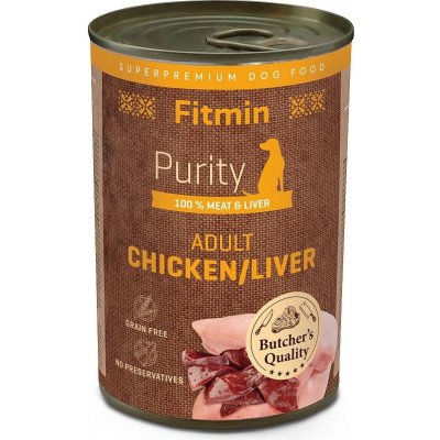 Fitmin Dog Purity Chicken kuřecí s játry 400 g – Hledejceny.cz