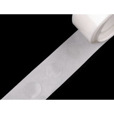 Prima-obchod Oboustranné gelové tečky, samolepicí, ovál 10x12 mm na roli, barva transparent – Hledejceny.cz