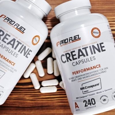 ProFuel Creatine monohydrát 100% Creapure 240 kapslí – Sleviste.cz