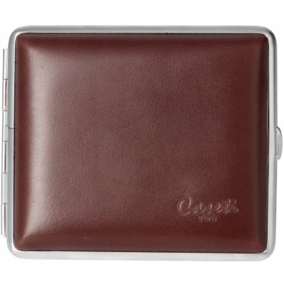 Caseti kožená tabatěrka 18 ks tmavě hnědá – Zboží Mobilmania