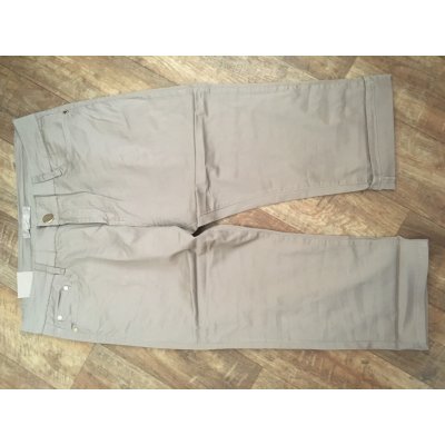Plátěné pružné 3/4ní capri kalhoty A1612 – Zboží Mobilmania