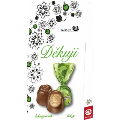 Born & syn Pralinky "Děkuji" s kousky lískových oříšků 94,5 g – Sleviste.cz