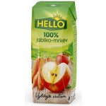 Hello 100% Jablko mrkev 18 x 250 ml – Zboží Dáma