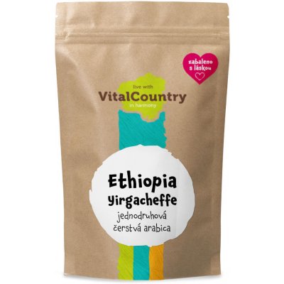 Vital Country Ethiopia Yirgacheffe mletá 1 kg – Sleviste.cz